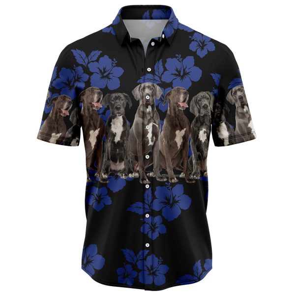 Awesome Great Dane Hawaiian Shirt, Summer Shirt For Men and Women Jezsport.com