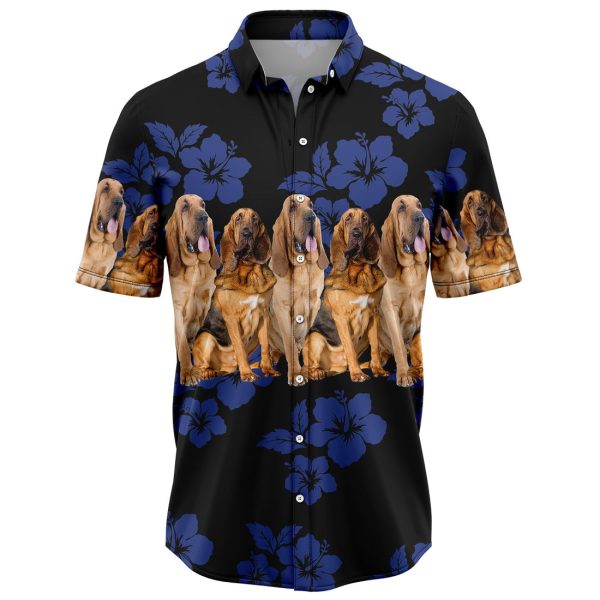 Awesome Bloodhound Hawaiian Shirt, Summer Shirt For Men and Women Jezsport.com