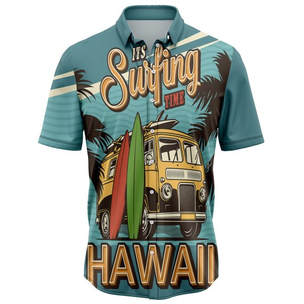 Surfing Time Hawaiian Shirt, Summer Shirt For Men and Women Jezsport.com