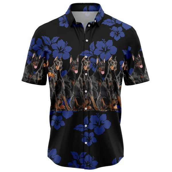 Awesome Doberman Pinscher Hawaiian Shirt, Summer Shirt For Men and Women Jezsport.com