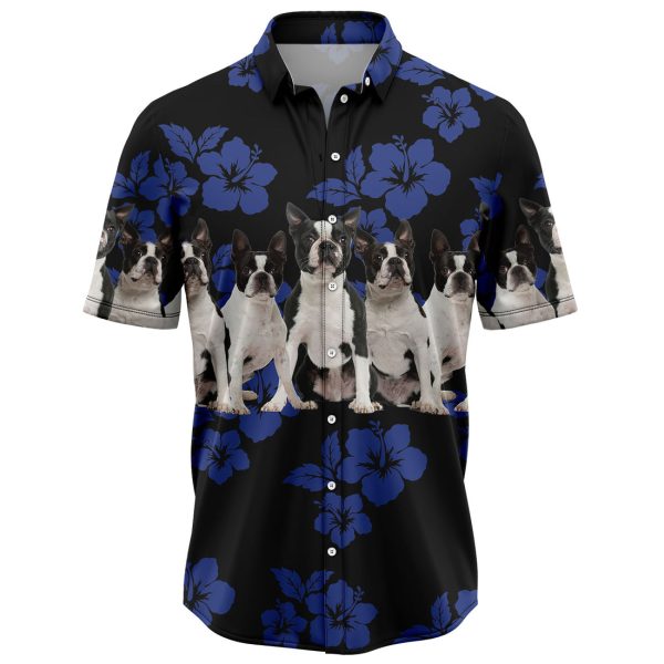 Awesome Boston Terrier Hawaiian Shirt, Summer Shirt For Men and Women Jezsport.com