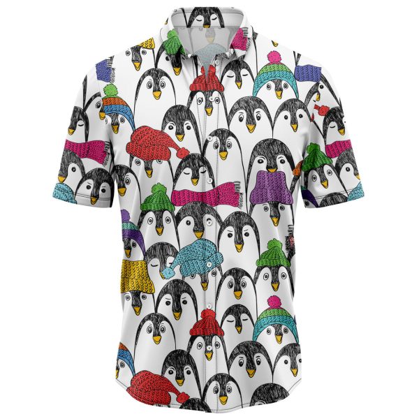 Colorful Penguin Hawaiian Shirt, Summer Shirt For Men and Women Jezsport.com