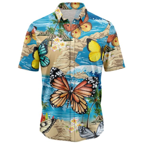 Butterfly Summer Vacation Hawaiian Shirt, Summer Shirt For Men and Women Jezsport.com