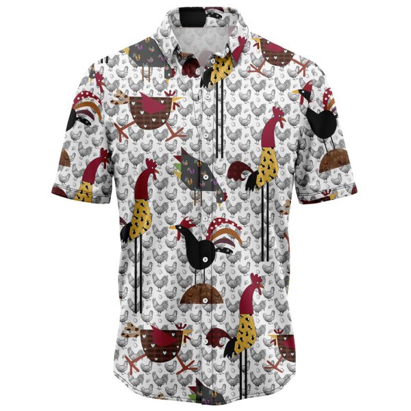 Awesome Chicken Hawaiian Shirt, Summer Shirt For Men and Women Jezsport.com