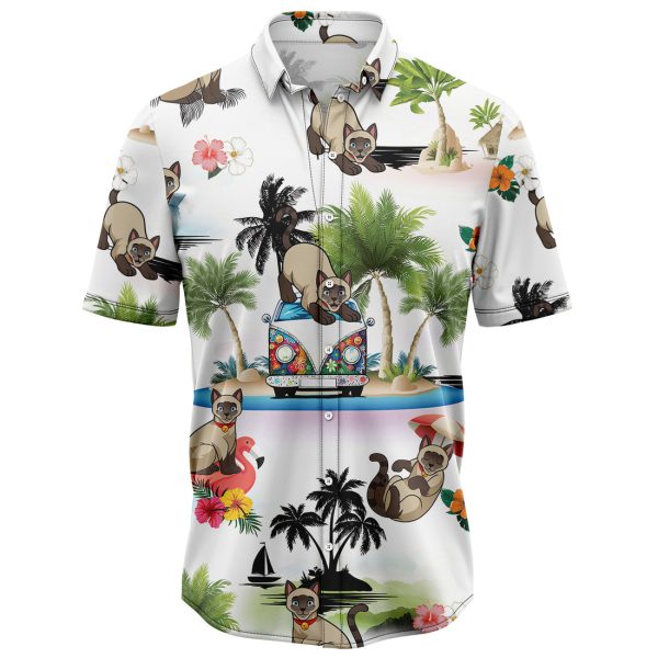 Siamese Vacation Hawaiian Shirt, Summer Shirt For Men and Women Jezsport.com