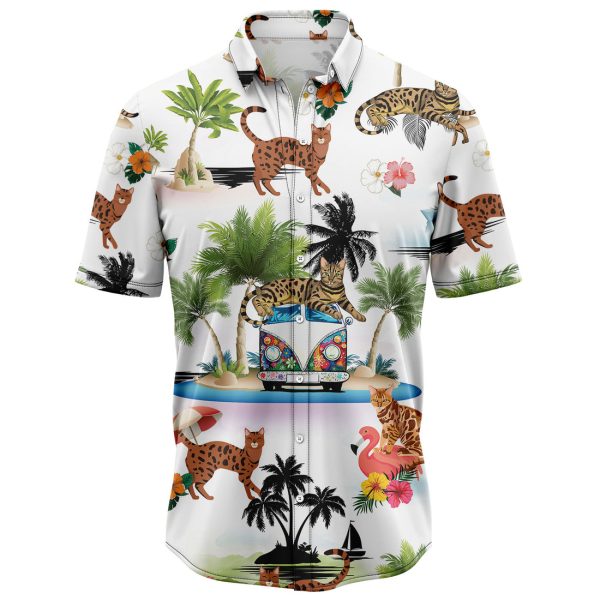 Bengal Vacation Hawaiian Shirt, Summer Shirt For Men and Women Jezsport.com