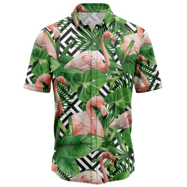 Summer Exotic Jungle Tropical Flamingo Hawaii Shirt, Summer Shirt For Men and Women Jezsport.com