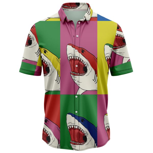 Shark Color Group Hawaiian Shirt, Summer Shirt For Men and Women Jezsport.com