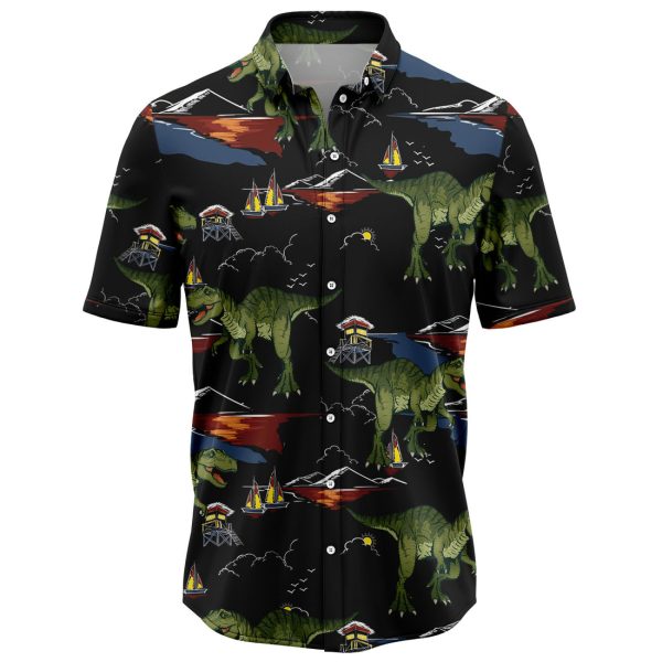 Trex On Vacation Hawaiian Shirt, Summer Shirt For Men and Women Jezsport.com