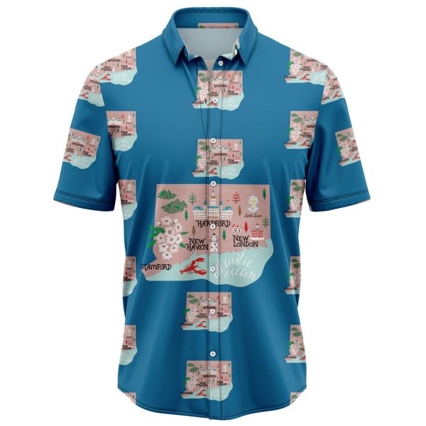 Awesome Connecticut Hawaiian Shirt, Summer Shirt For Men and Women Jezsport.com