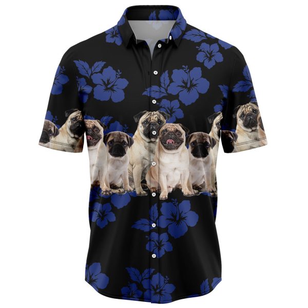 Awesome Pug Hawaiian Shirt, Summer Shirt For Men and Women Jezsport.com