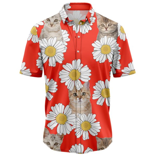 Cat Daisy Summer Hawaiian Shirt, Summer Shirt For Men and Women Jezsport.com