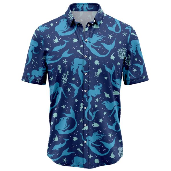 Awesome Mermaid Hawaiian Shirt, Summer Shirt For Men and Women Jezsport.com