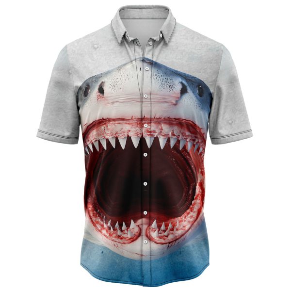 Funny Shark Hawaiian Shirt, Summer Shirt For Men and Women Jezsport.com