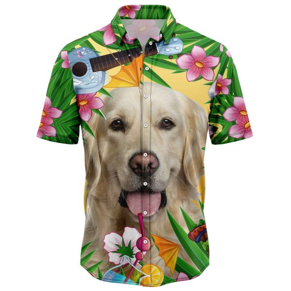 Golden Retriever Summer Party Hawaiian Shirt, Summer Shirt For Men and Women Jezsport.com