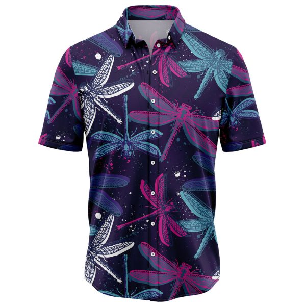 Dragonfly Colorful Hawaiian Shirt, Summer Shirt For Men and Women Jezsport.com