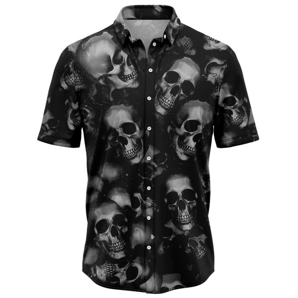 Awesome Skull Pattern Hawaiian Shirt, Summer Shirt For Men and Women Jezsport.com