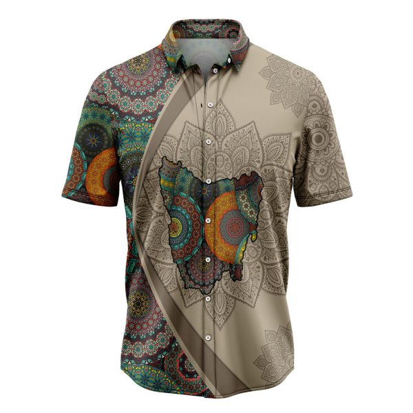 Tasmania Mandala Hawaiian Shirt, Summer Shirt For Men and Women Jezsport.com