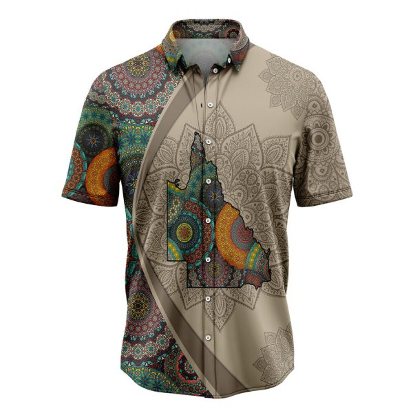 Queensland Mandala Hawaiian Shirt, Summer Shirt For Men and Women Jezsport.com