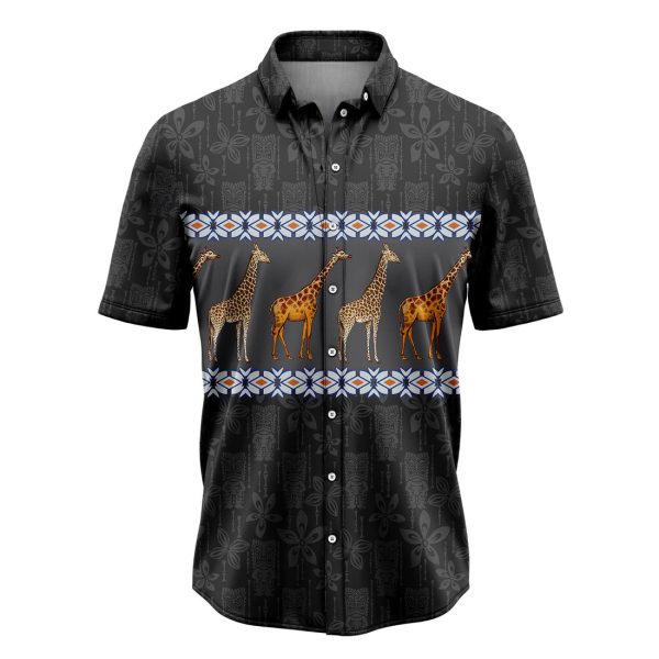 Giraffe Tropical Island Hawaiian Shirt, Summer Shirt For Men and Women Jezsport.com