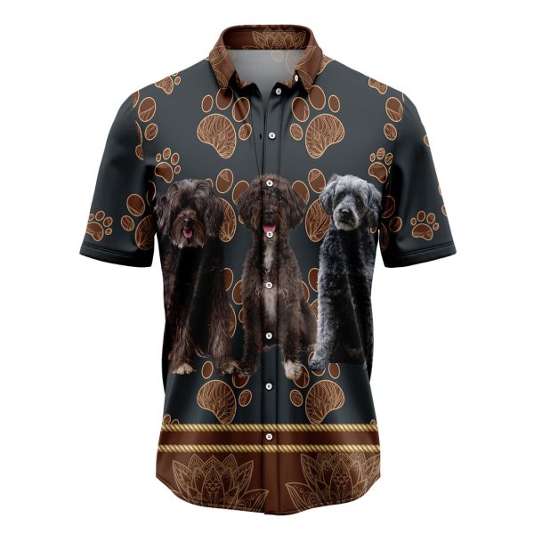 Schnoodle Flower Paw Hawaiian Shirt, Summer Shirt For Men and Women Jezsport.com