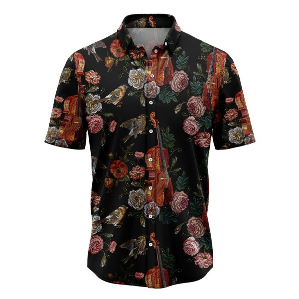 Vintage Violin Hawaiian Shirt, Summer Shirt For Men and Women Jezsport.com