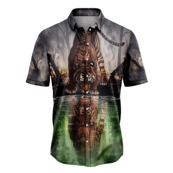 Fantasy Tiger Hawaiian Shirt, Summer Shirt For Men and Women Jezsport.com