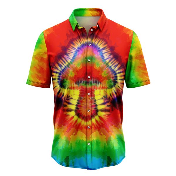 Mushroom Tie Dye Hawaiian Shirt, Summer Shirt For Men and Women Jezsport.com