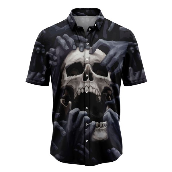 Skull Smoke Hawaiian Shirt, Summer Shirt For Men and Women Jezsport.com