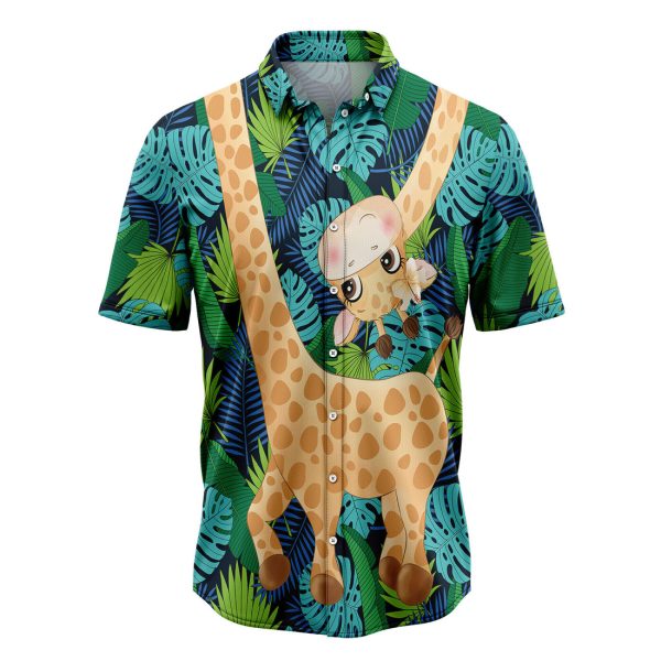 Cute Giraffe Hawaiian Shirt, Summer Shirt For Men and Women Jezsport.com