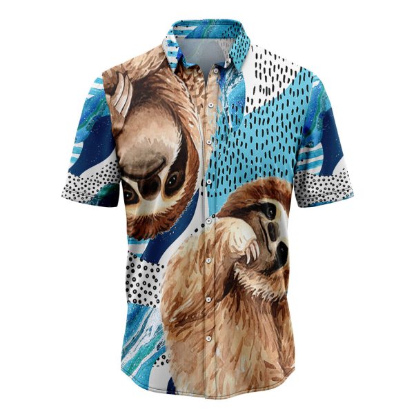 Awesome Sloth Hawaiian Shirt, Summer Shirt For Men and Women Jezsport.com