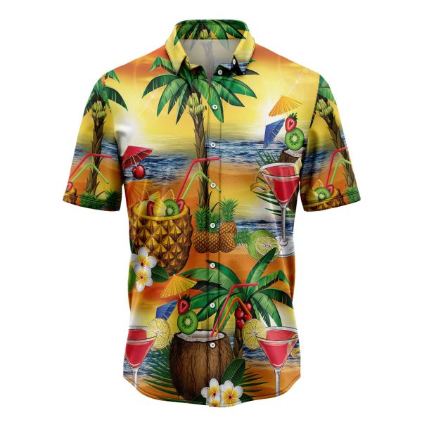 Paradise Cosmopolitan Cocktail Hawaiian Shirt, Summer Shirt For Men and Women Jezsport.com