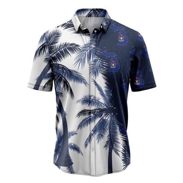 Michigan Hawaiian Shirt, Summer Shirt For Men and Women Jezsport.com