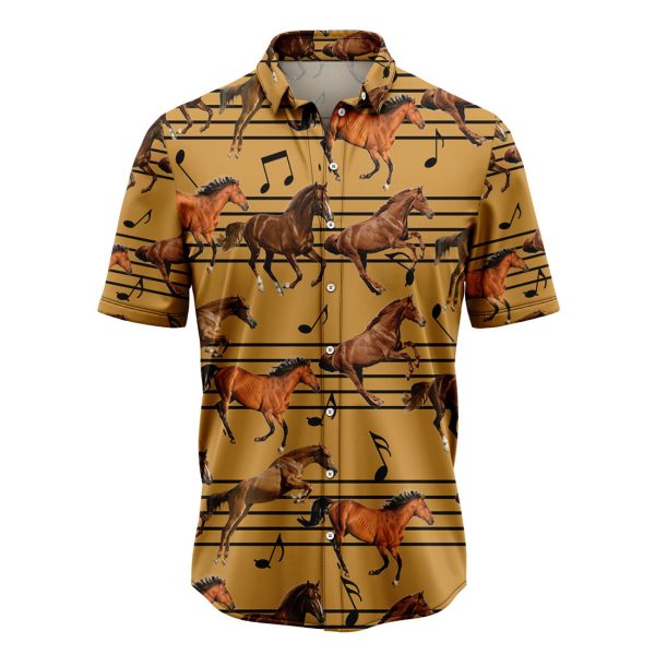 Horse Love Music Hawaiian Shirt, Summer Shirt For Men and Women Jezsport.com