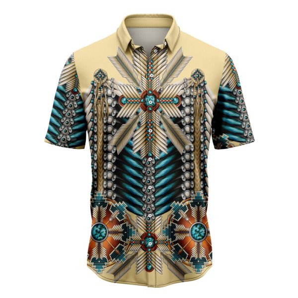 Native American Warrior Hawaiian Shirt, Summer Shirt For Men and Women Jezsport.com