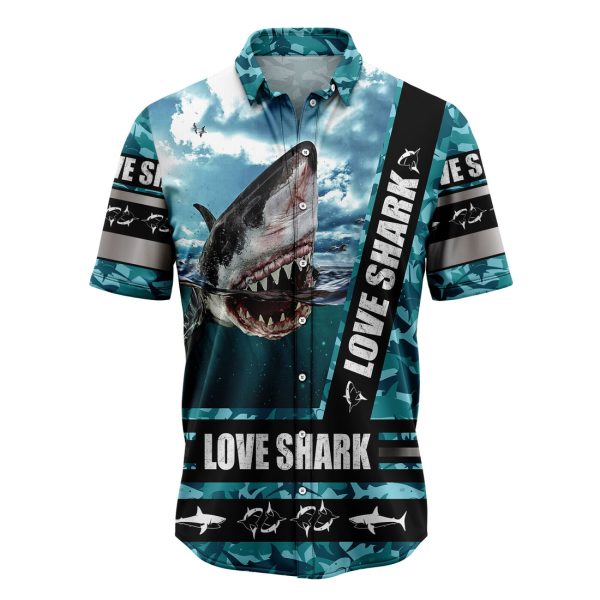 Shark Love Hawaiian Shirt, Summer Shirt For Men and Women Jezsport.com