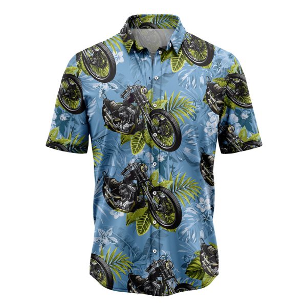 Motorbike Tropical Hawaiian Shirt, Summer Shirt For Men and Women Jezsport.com