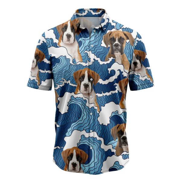 Boxer Wave Hawaiian Shirt, Summer Shirt For Men and Women Jezsport.com