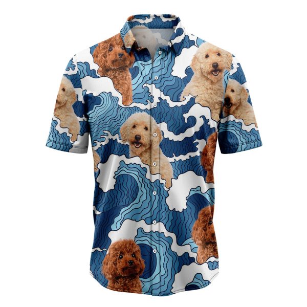 Poodle Wave Hawaiian Shirt, Summer Shirt For Men and Women Jezsport.com