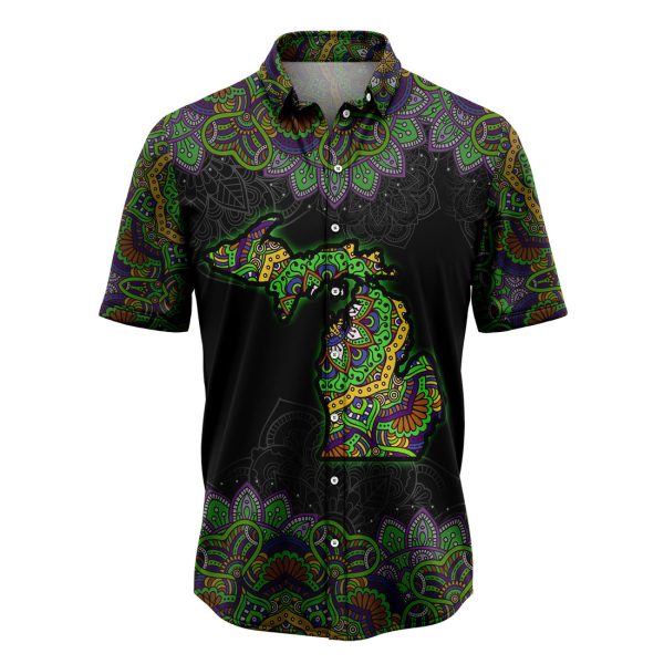 Beautiful Michigan Hawaiian Shirt, Summer Shirt For Men and Women Jezsport.com