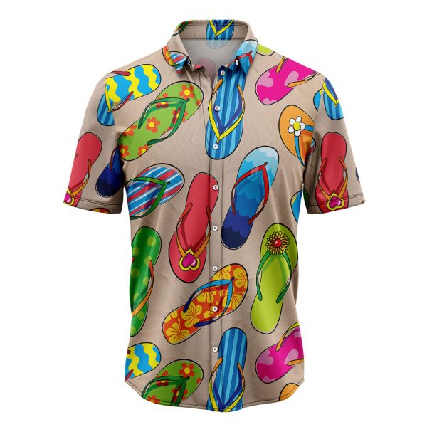 Flip-flops Beach Hawaiian Shirt, Summer Shirt For Men and Women Jezsport.com