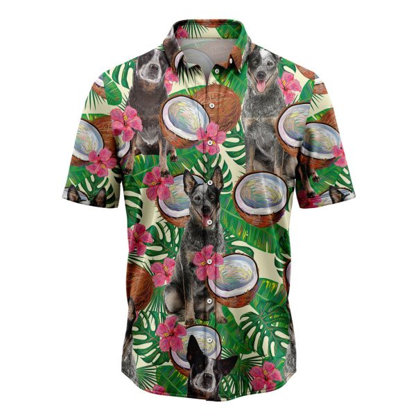 Australian Cattle Dog Tropical Coconut Hawaiian Shirt, Summer Shirt For Men and Women Jezsport.com