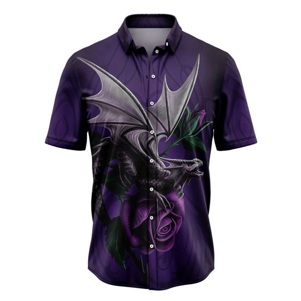 Purple Dragon Hawaiian Shirt, Summer Shirt For Men and Women Jezsport.com