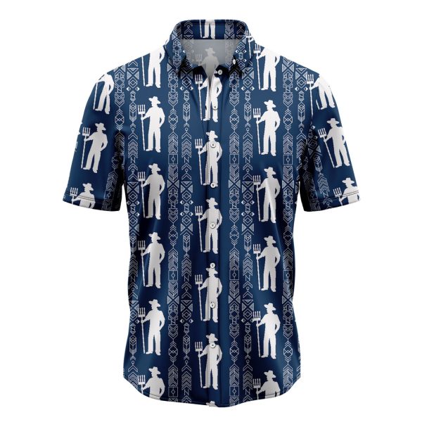 Farmer Pattern Hawaiian Shirt, Summer Shirt For Men and Women Jezsport.com