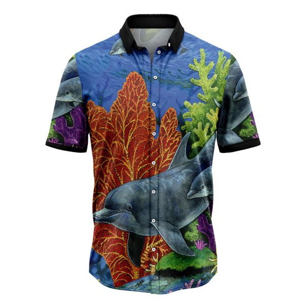 Awesome Dolphin Hawaiian Shirt, Summer Shirt For Men and Women Jezsport.com