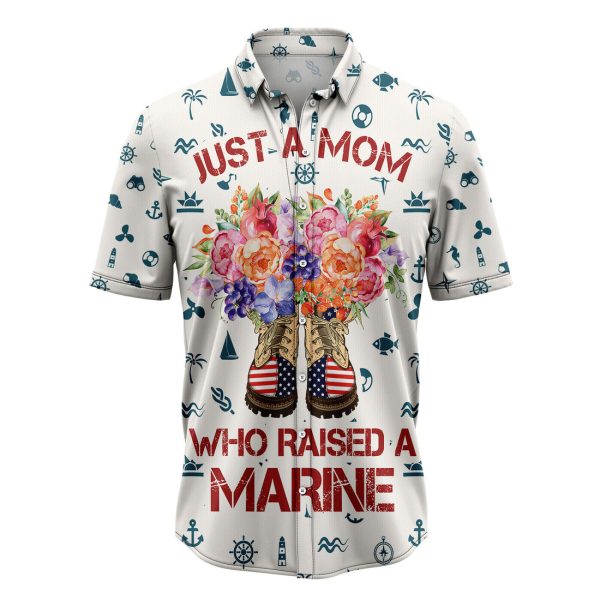 Marine Mom Hawaiian Shirt, Summer Shirt For Men and Women Jezsport.com