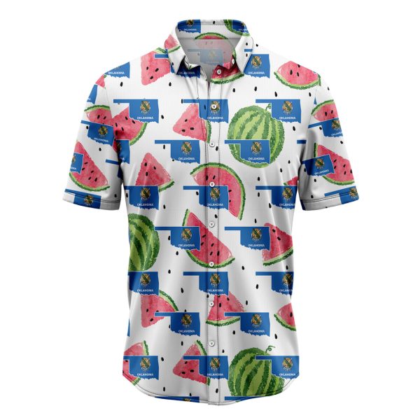 Oklahoma Watermelon Hawaiian Shirt, Summer Shirt For Men and Women Jezsport.com