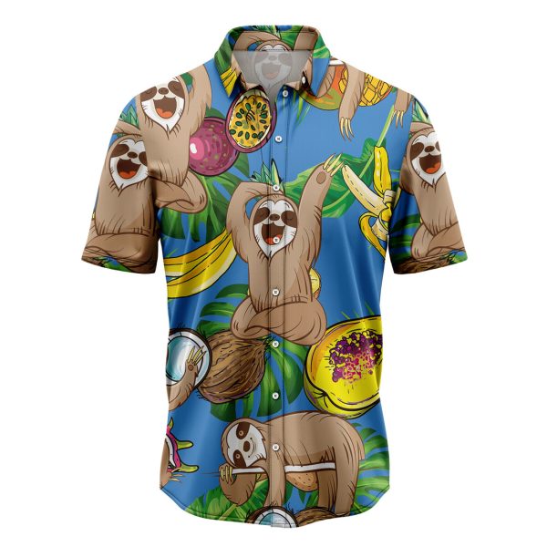 Sloth Love Fruit Hawaiian Shirt, Summer Shirt For Men and Women Jezsport.com