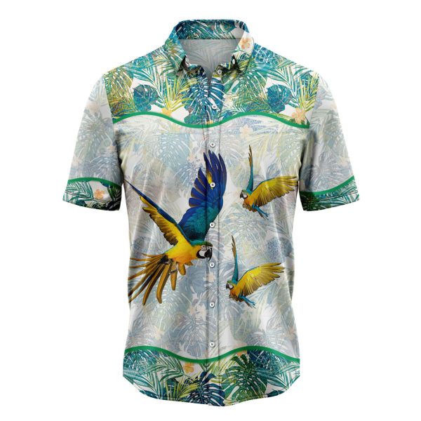 Parrot Tropical Hawaiian Shirt, Summer Shirt For Men and Women Jezsport.com