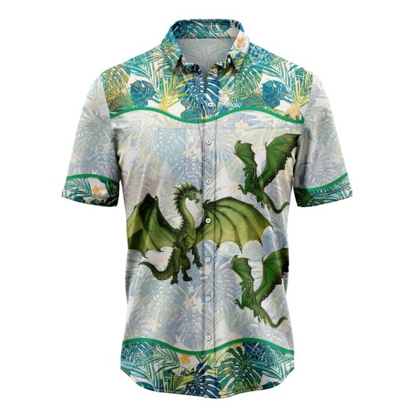 Dragon Tropical Hawaiian Shirt, Summer Shirt For Men and Women Jezsport.com